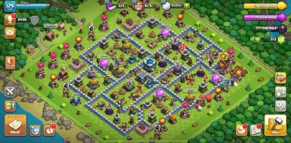 COC206 Maxed Heroes TH13 | 5 Builders | Name Change Available 